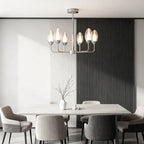 Modern Minimalist Chandelier Full Copper Luxury Ceiling Light