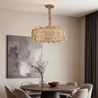 Nordic Chandelier Luxury Carbon Steel Crystal Ceiling Light