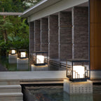 Outdoor Pillar Light Minimalist Waterproof Metal Light