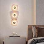 Wall Art Lighted Italian Minimalist Copper Marble Lamp