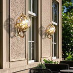 Outdoor House Sconces Waterproof Cast Aluminum European Style