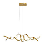 Spiral Ceiling Light Modern Creative LED Metal Chandelier