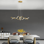 Spiral Ceiling Light Modern Creative LED Metal Chandelier