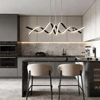 Spiral Ceiling Light Modern Creative LED Metal Chandelier