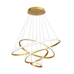 Ring LED Chandelier Modern Unique Metal Ceiling Light