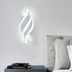 Spiral Wall Sconce Modern Minimalist LED Metal Light