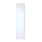Square Floor Lamp with Glowing White Shade Landscape Light