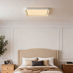 Square Flush Mount Ceiling Light Modern LED Metal Light