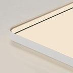 Square Flush Mount Ceiling Light Modern LED Metal Light