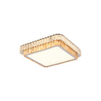 Flush Mount Ceiling Light Modern Luxury Minimalist Crystal LED Lamp