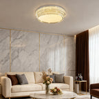 Flush Mounted LED Lights Luxury Eye-Protecting Crystal Lamp