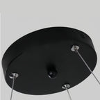Modern Black Chandeliers Creative LED Multi-diamond Ceiling Light