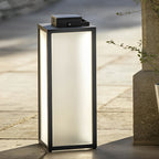 [Open-Box] Square Lantern Portable Rechargeable LED Waterproof Solar Lawn Lights