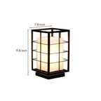 Black Modern Japanese Outdoor Lanterns Waterproof Garden lights