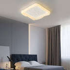 Square Novelty Stars Decor 3 Step Dimming Milky White Modern Ceiling Lights