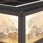 Square Outdoor Pillar Lights Modern LED Waterproof Outdoor Light