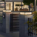 Square Outdoor Pillar Lights Modern LED Waterproof Outdoor Light