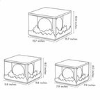 Square Outdoor Pillar Lights Modern Mountain Design LED Light