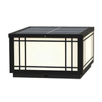 Square Pillar Light Vintage Grille Waterproof LED Light