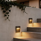 Square Stair Lights Minimalist Waterproof Outdoor Light