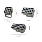 Square Wall Wash Light Outdoor Waterproof LED Narrow Beam Lamp