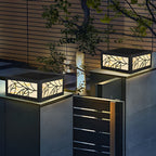 Gate Pillar Lights Modern Square LED Outdoor Light