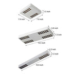 Square/Rectangle Aluminum LED Flush Mounted Ceiling Downlight