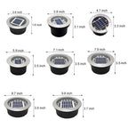 Recessed Floor Lighting Solar LED Metal Well Light