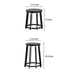Stainless Steel Round Stool Solar Light Dual-Purpose Outdoor LED Fixture