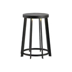 Stainless Steel Round Stool Solar Light Dual-Purpose Outdoor LED Fixture