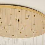 Staircase Crystal Chandelier Modern Luxury High Ceiling Light