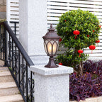 Garden Pillar Lights Weather-Resistant Outdoor Column Head Light