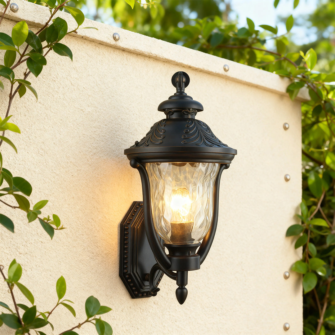 Outdoor Wall Light Waterproof  Coffee Rust-Proof Aluminum Lamp