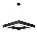 Modern Black Chandeliers Creative LED Multi-diamond Ceiling Light