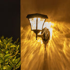 Solar Outdoor Sconce Lights Waterproof Garden Light