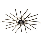 Metal Ceiling Fan with Light Iron Body Industrial Fan Light