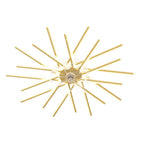 Metal Ceiling Fan with Light Iron Body Industrial Fan Light