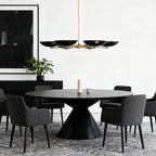 Black and Gold Chandeliers Contemporary Stylish Vintage Ceiling Light