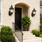 Outdoor Wall Light Waterproof  Coffee Rust-Proof Aluminum Lamp