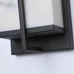 Stone Wall Sconce Lighting Modern Square LED Alabaster Wall Lamp
