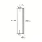 Stone Wall Sconce Lighting Modern Square LED Alabaster Wall Lamp