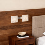 Stone Wall Sconce Lighting Modern Metal Aluminum Lamp