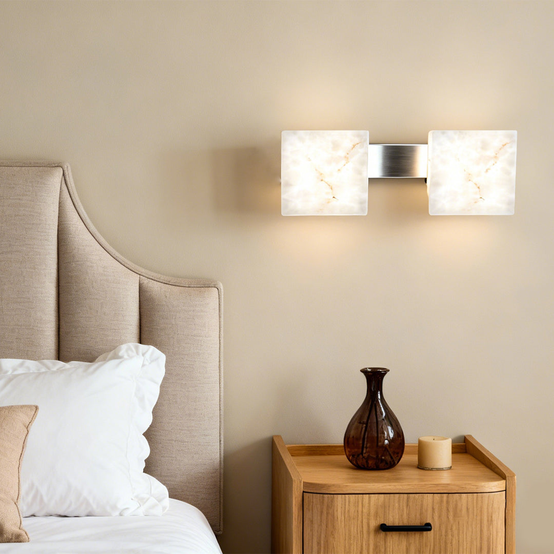 Stone Wall Sconce Lighting Modern Metal Aluminum Lamp