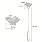 Night Street Light Striped Waterproof Square Modern Garden Lamp