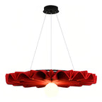 Cloth Chandelier Large Diameter Noise Reduction Felt Ceiling Lights