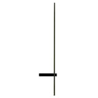 Strip Wall Lighting Modern Linear LED Waterproof Black Light