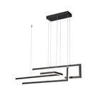 [Open-Box] Strips Geometric LED Dimmable with Remote Control Nordic Dining Chandelier