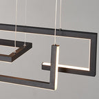 [Open-Box] Strips Geometric LED Dimmable with Remote Control Nordic Dining Chandelier