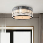 Crystal Flush Mount Ceiling Lights Modern Minimalist Glass Light
