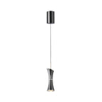 Small Black Pendant Light with Elegant Hourglass Designs Ceiling Light